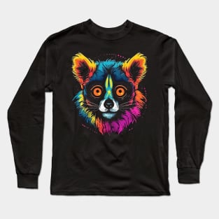 Lemur Smiling Long Sleeve T-Shirt